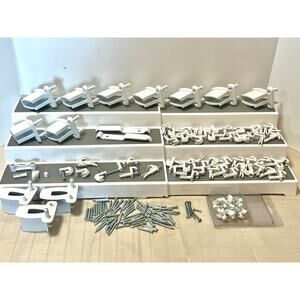 Closetmaid Side Wall Shelf Brackets - Drywall Closet - 6620 - White 12 Count